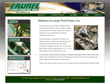 Tablet Screenshot of laurelfluidpower.com